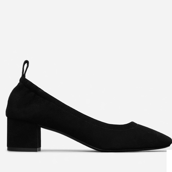 Everlane Shoes - Everlane black suede day heel